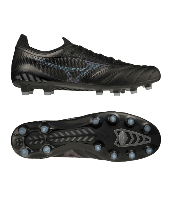 Mizuno Morelia Neo III Beta Pre-Future Elite FG Dark Iridium Schwarz F99
