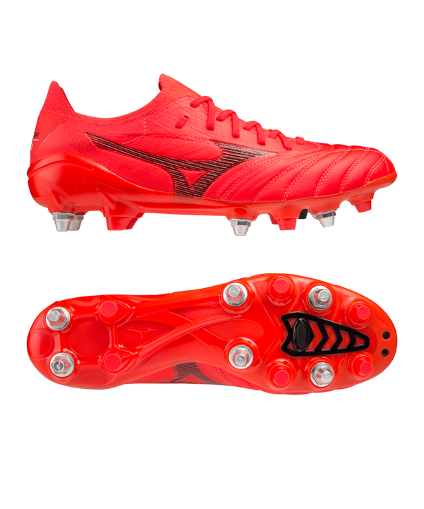 Mizuno Morelia Neo III Ignition Red Elite Mix Rot Schwarz F60