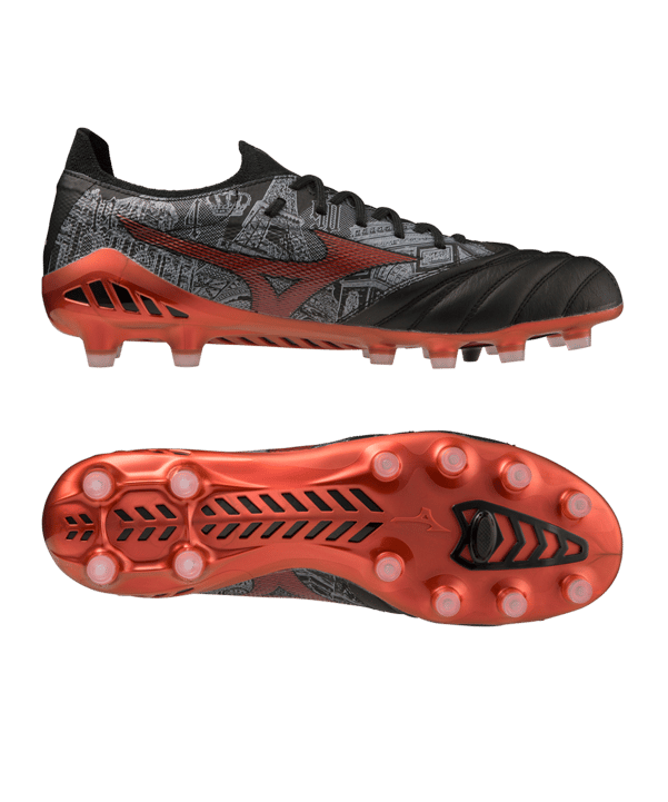 Mizuno Morelia Neo III FG Sergio Ramos 4 Schwarz Rot F04