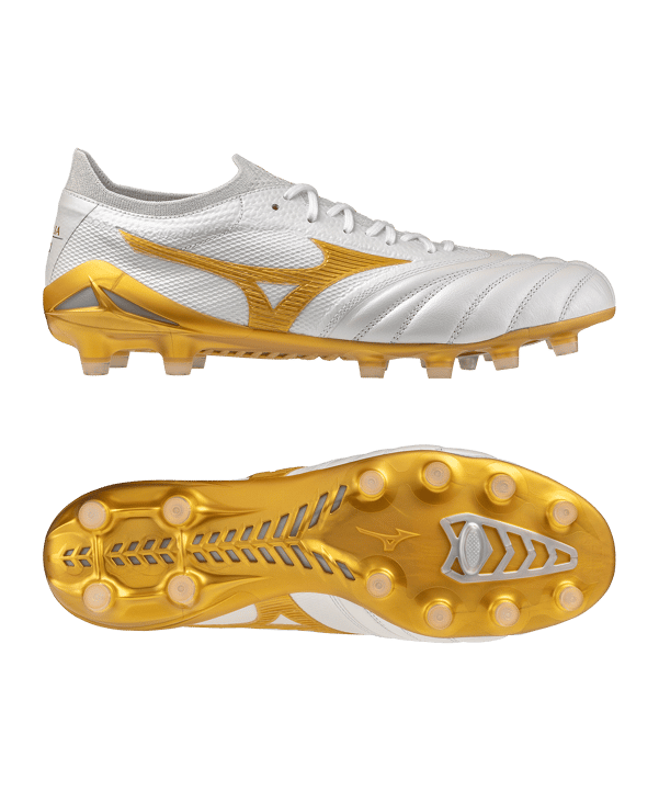 Mizuno Morelia Neo IV Beta Japan FG Bright Gold Weiß F50