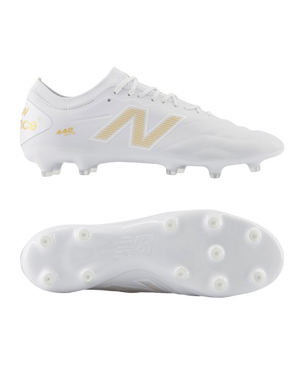 New Balance 442 Elite V2 FG Core Weiß FEW2
