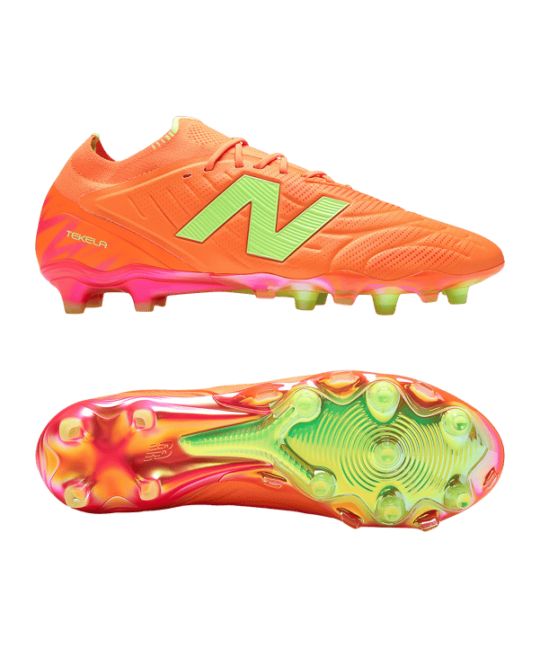 New Balance Tekela Elite Low Laced v5 FG Solar Flare Orange