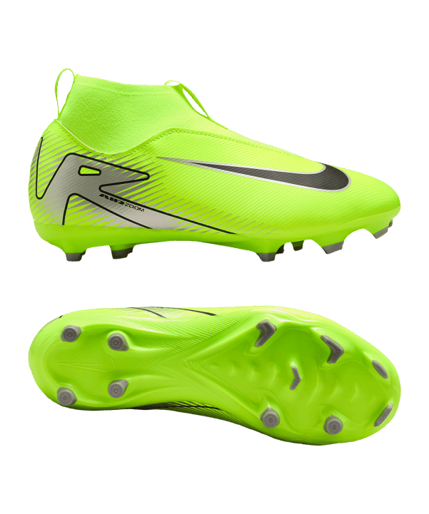 Nike Jr Air Zoom Mercurial Superfly X Academy FG/MG Mad Voltage Kids Gelb Schwarz F700