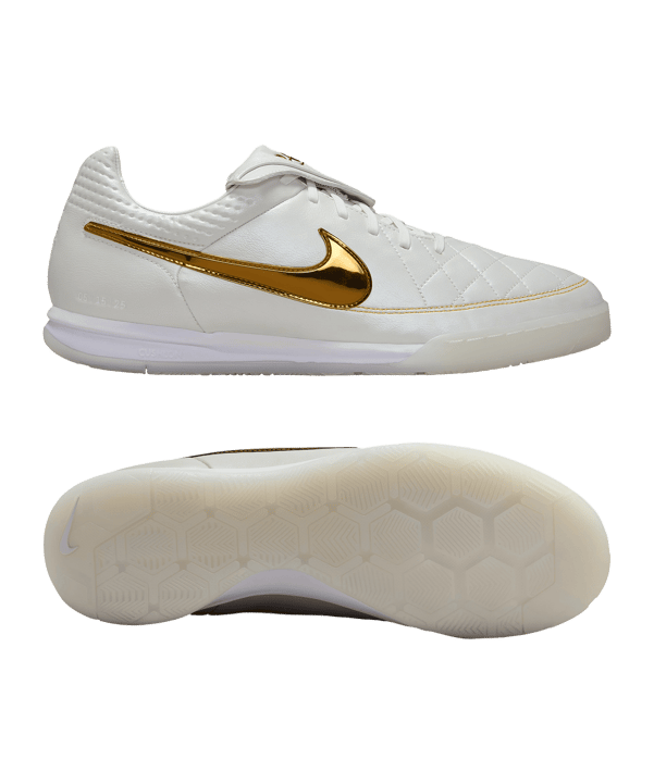 Nike Tiempo Legend IN Touch of Gold Weiß F100