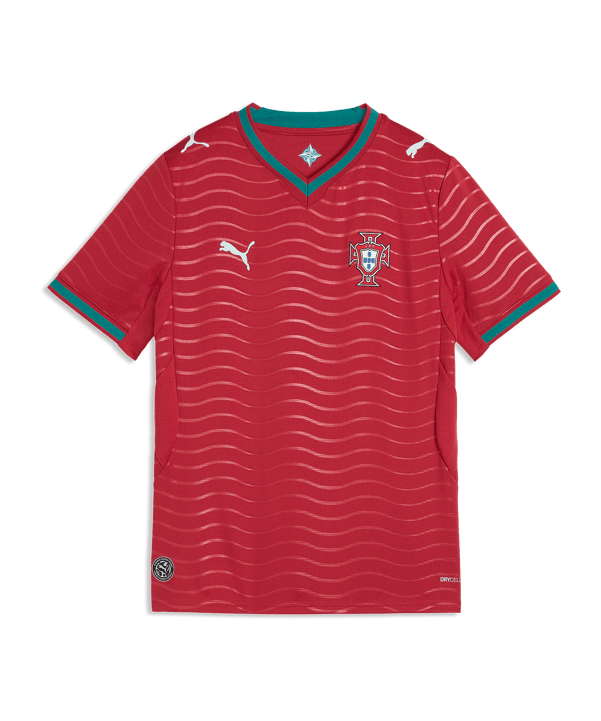 PUMA FPF Portugal Replica Trikot Home WM 2026 Kids Rot F01