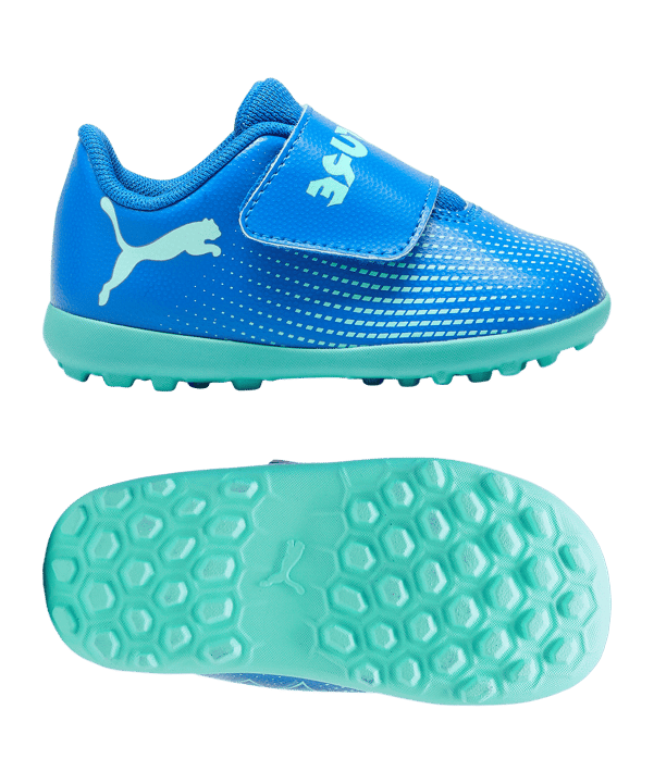 PUMA FUTURE 7 Play V Baby TF Formula Kids Blau Weiss F01