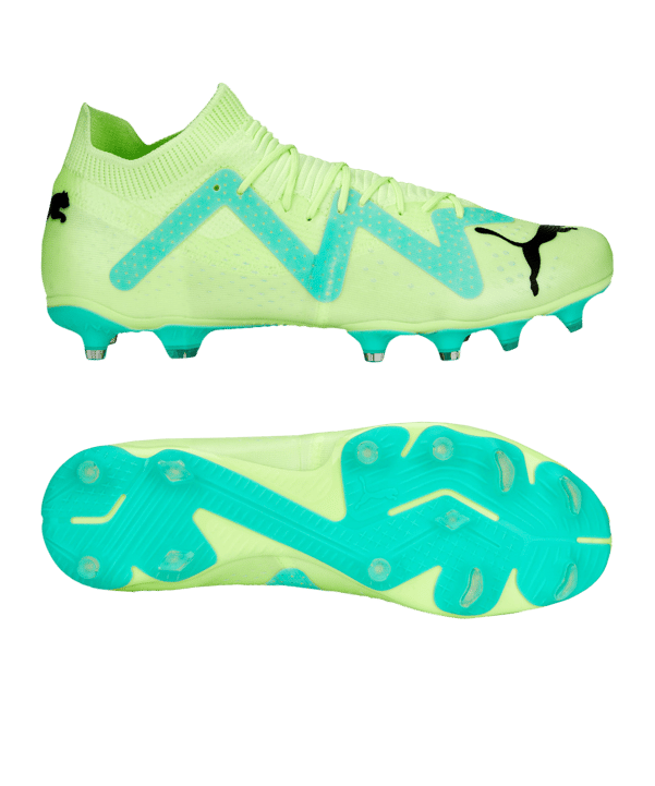 PUMA FUTURE Match FG/AG Pursuit Gelb Grün Türkis F03