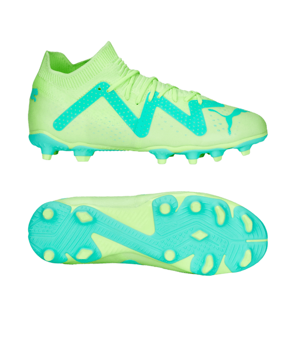 PUMA FUTURE Match FG/AG Pursuit Jr Kids Gelb Grün Türkis F03