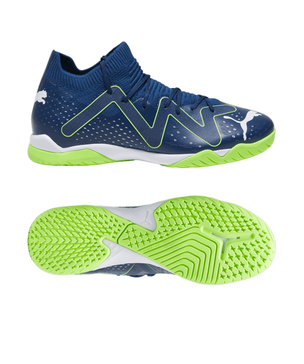 PUMA FUTURE Match+ Mid IT Halle Jr Gear Up Kids Blau F03