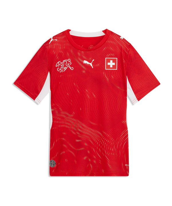PUMA SFV Schweiz Replica Trikot Home WM 2026 Kids Rot F01