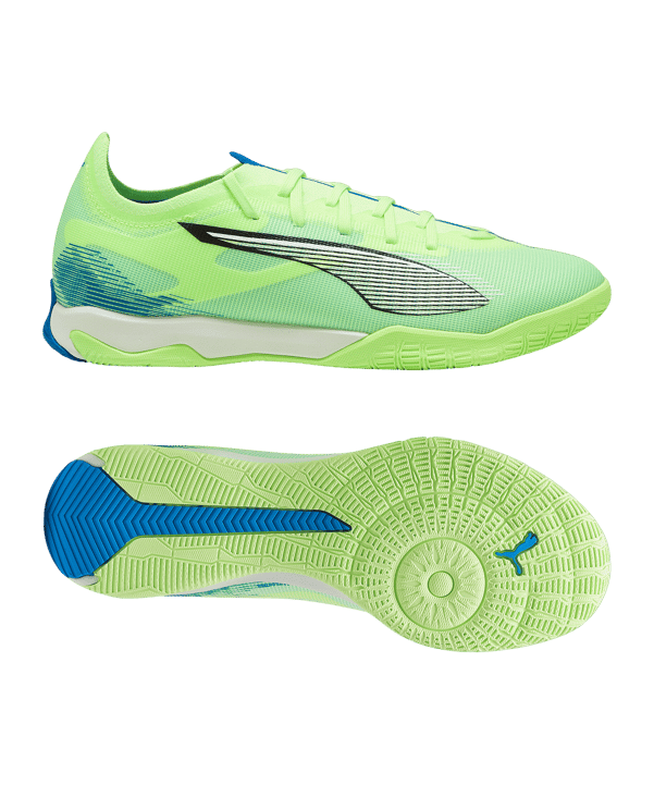 PUMA ULTRA 5 Match IN Lights Out Grün Weiss F03
