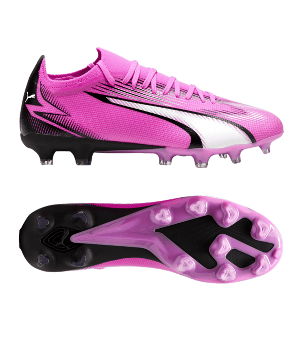 PUMA ULTRA Match FG/AG Phenomenal Pink Weiss Schwarz F01