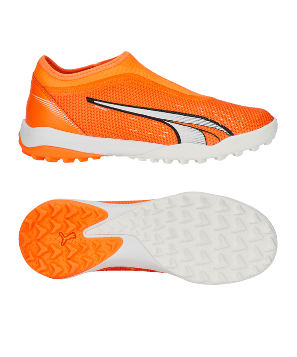 PUMA ULTRA Match LL TT Mid Supercharge Kids Orange F01
