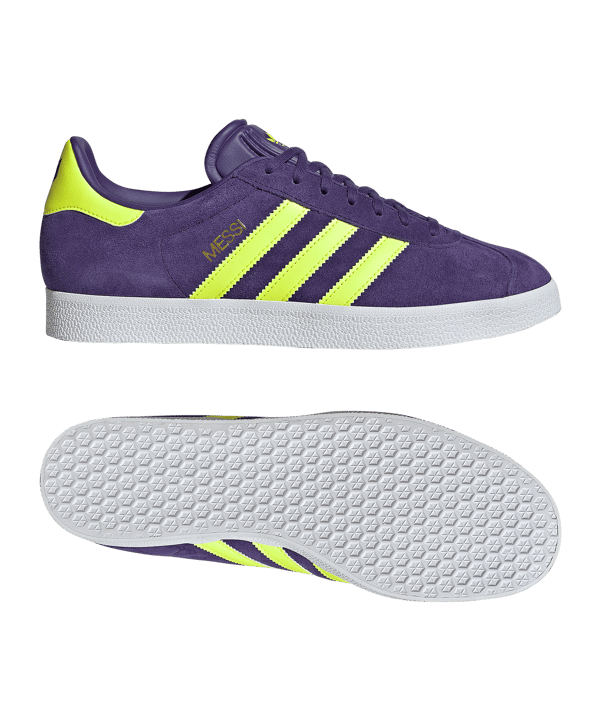 adidas Gazelle IN Messi Triunfo Estelar Lila Grün
