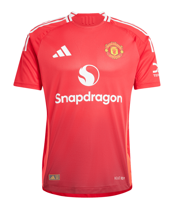 adidas Manchester United Auth. Trikot Home 2024/2025 Rot
