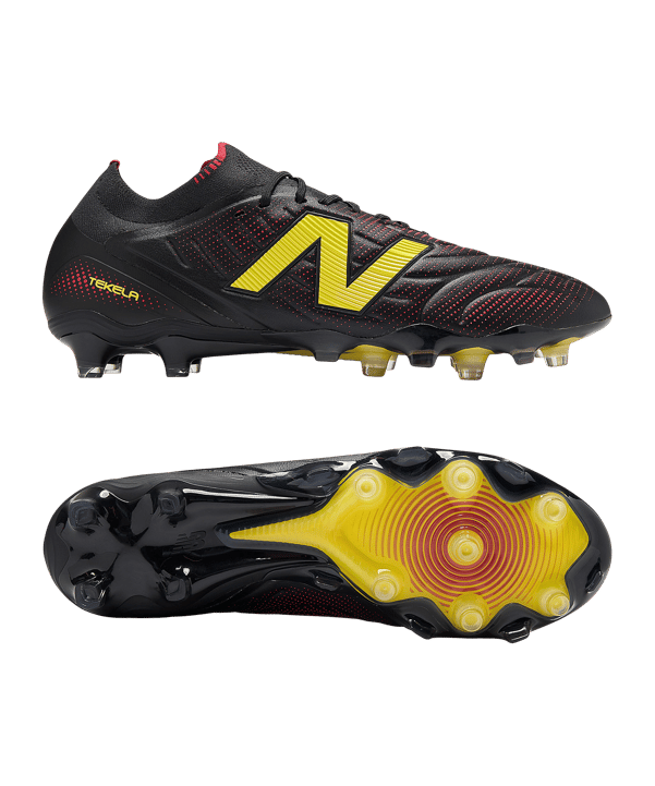 New Balance Tekela Elite Low v5 FG Live Wire Schwarz