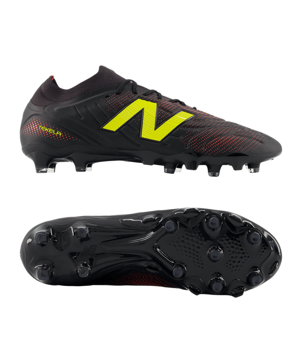 New Balance Tekela Pro Low v5 FG Live Wire Schwarz