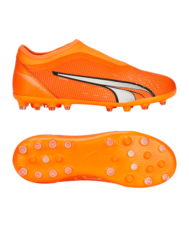 PUMA ULTRA Match LL MG Supercharge Jr Kids Orange