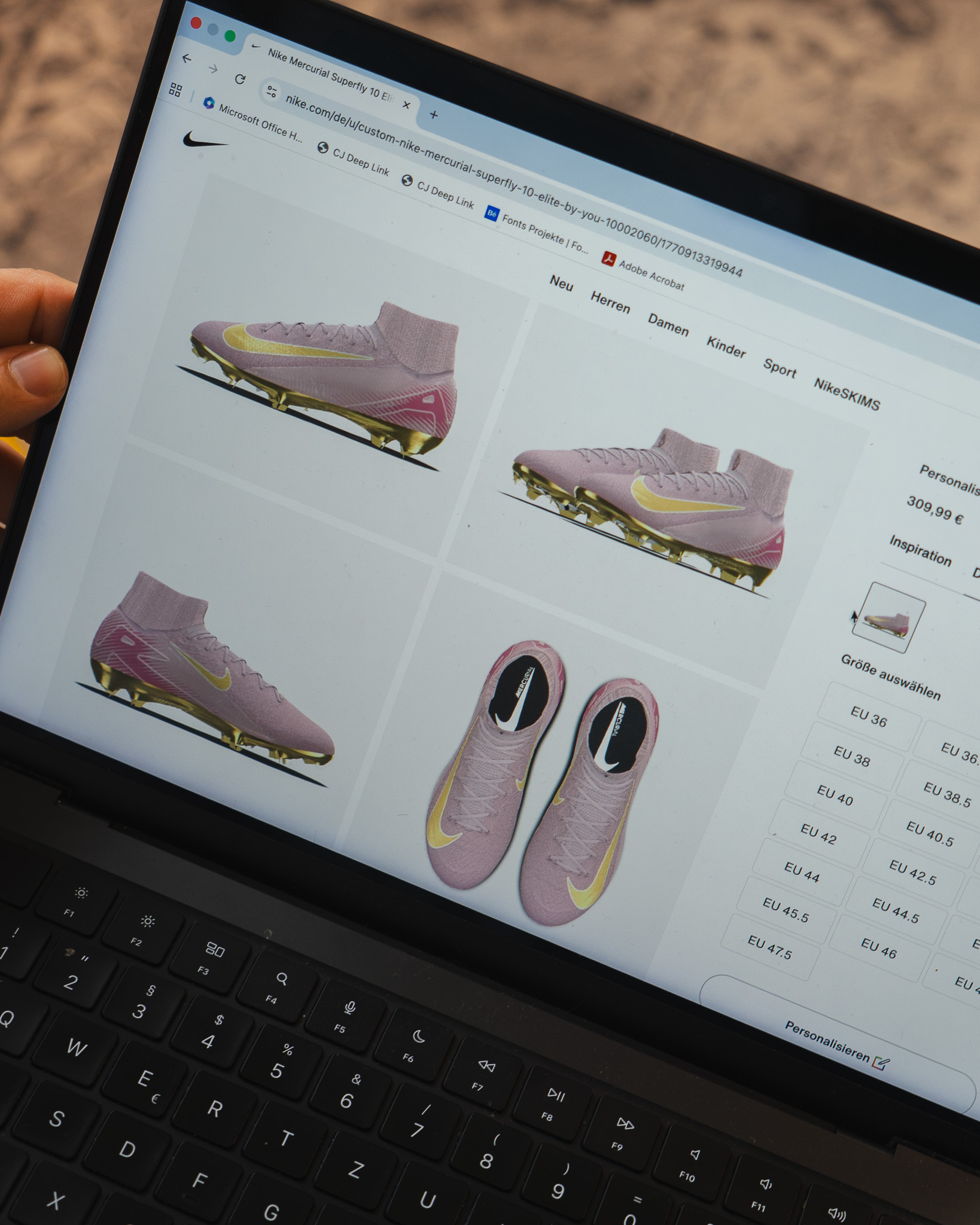 Nike By You Fußballschuhe