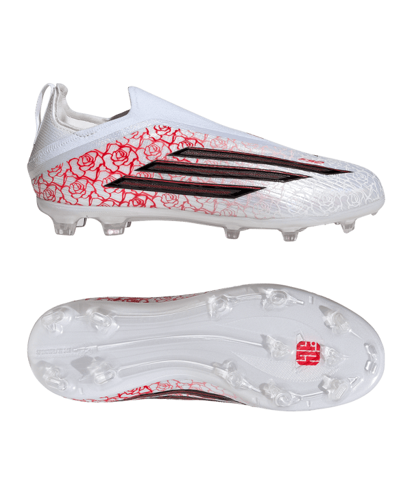 adidas F50 Elite LL FG Lamine Yamal PE Heartbreaker Kids Weiß
