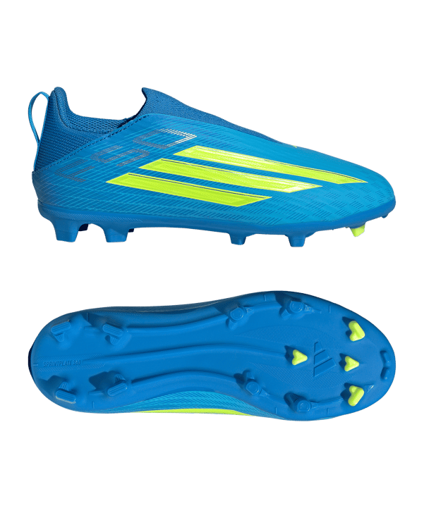 adidas F50 League LL FG/MG Ice Cold Precision Kids Blau