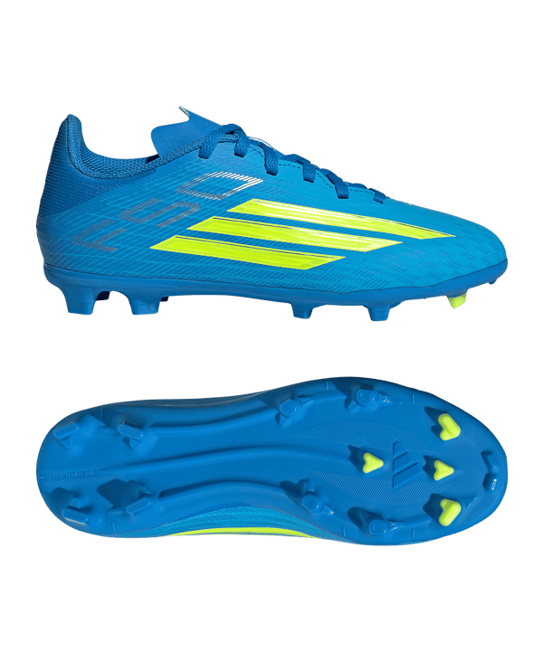adidas F50 League FG/MG Ice Cold Precision Kids Blau