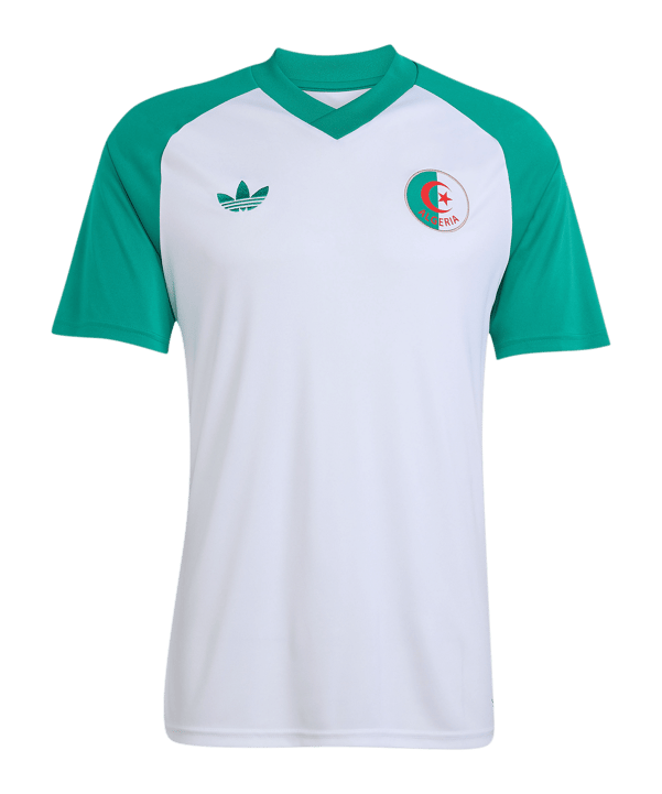 adidas FAF Algerien Trikot Home WM 2026 Weiß