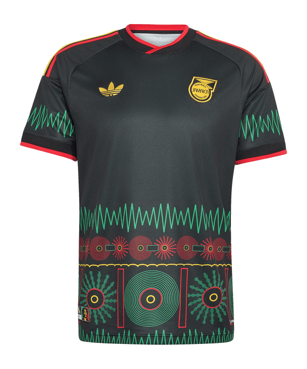 adidas JFF Jamaika Trikot Away WC 2026 Kids Schwarz