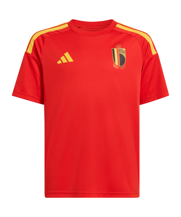 adidas KBVB Belgien Fan Trikot Home WM 2026 Kids Rot