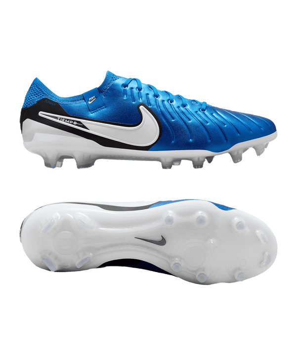 Nike Tiempo Legend X Elite FG Shadow Schwarz Silber Blau F040