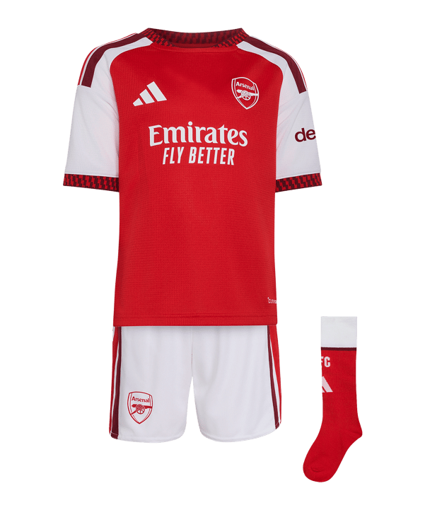 adidas FC Arsenal London Trikot Set Home 2026/2027 Kids Rot