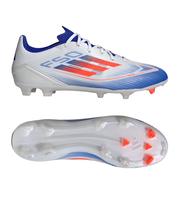 adidas F50 League FG/MG Advancement Weiss Rot