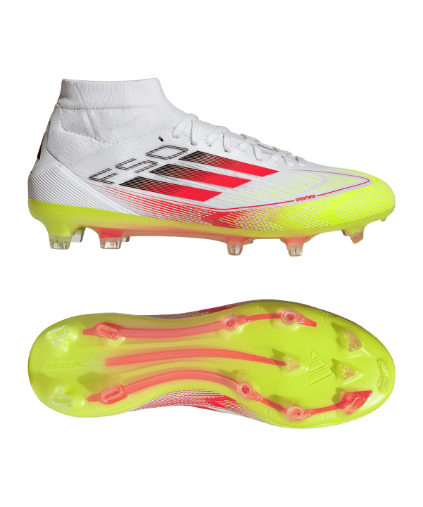 adidas F50 Pro Mid FG Pure Victory Damen Weiss