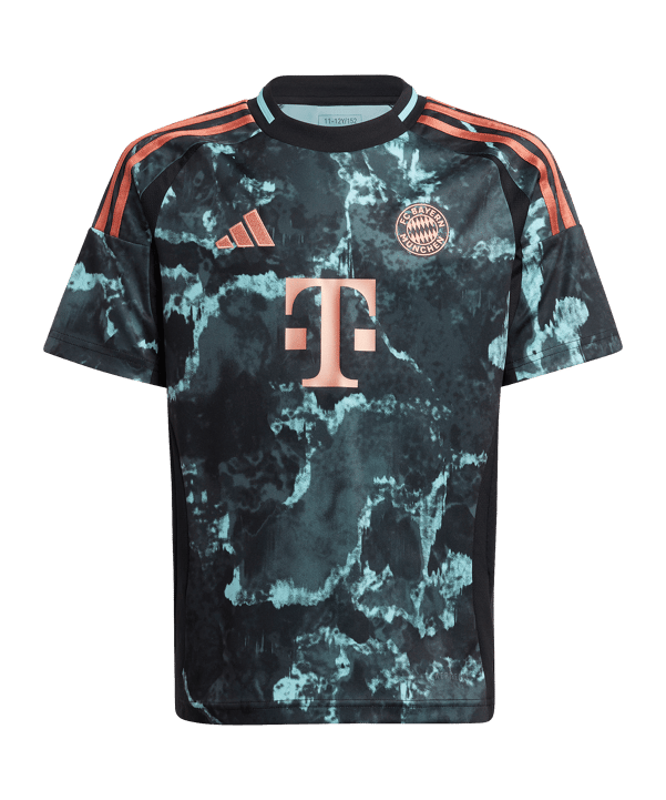adidas FC Bayern München Trikot Away 2024/2025 Kids Schwarz