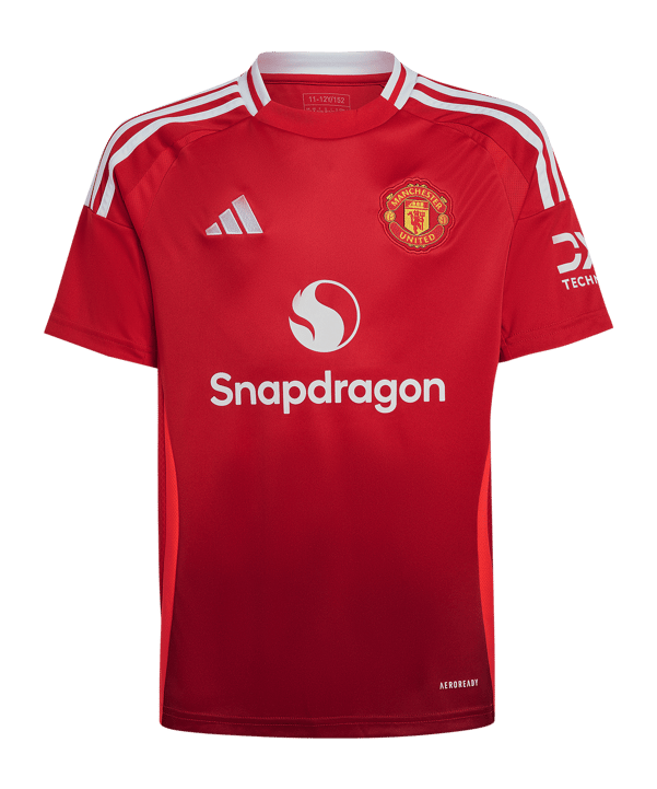 adidas Manchester United Trikot Home 2024/2025 Kids Rot