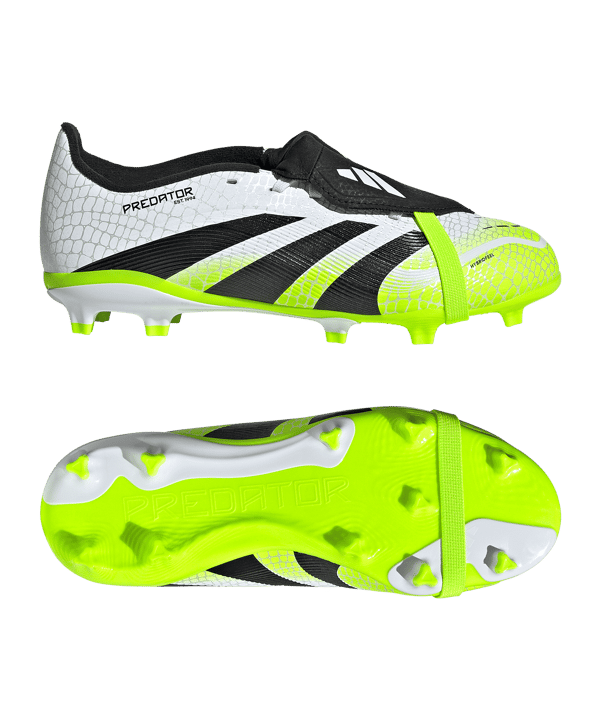 adidas Predator League FT FG/AG Radiant Blaze Kids Weiß