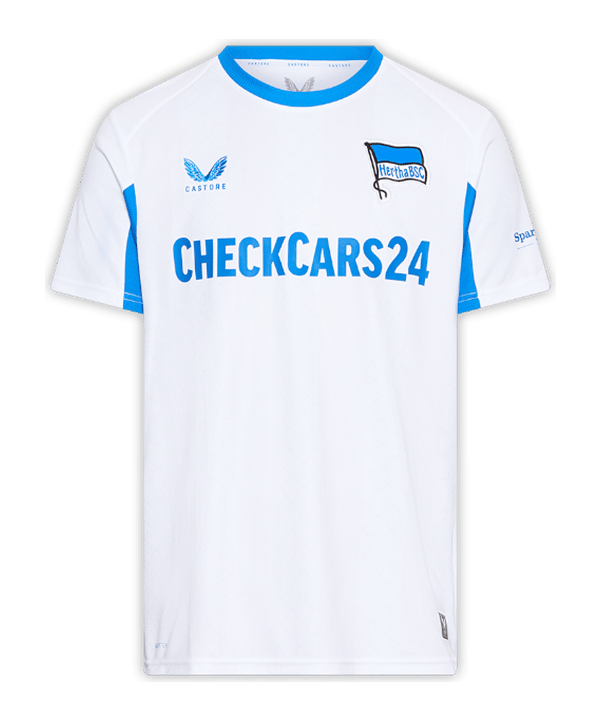 Castore Hertha BSC Berlin Auth. Trikot Auswärts 2025/2026 Weiß F003