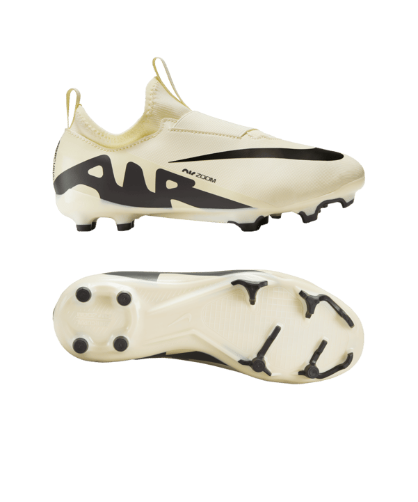 Nike Jr Air Zoom Mercurial Vapor XV Academy FG/MG Mad Ready Kids Beige Schwarz F700