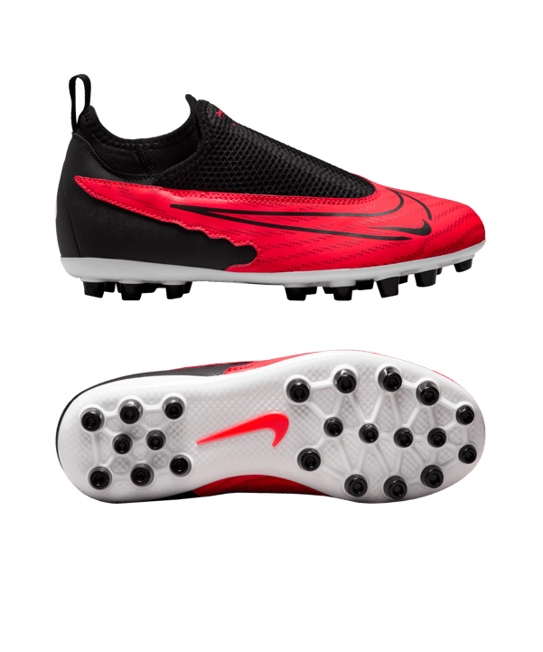 Nike Jr Phantom GX Academy DF AG Ready Kids Rot Schwarz Weiss F600
