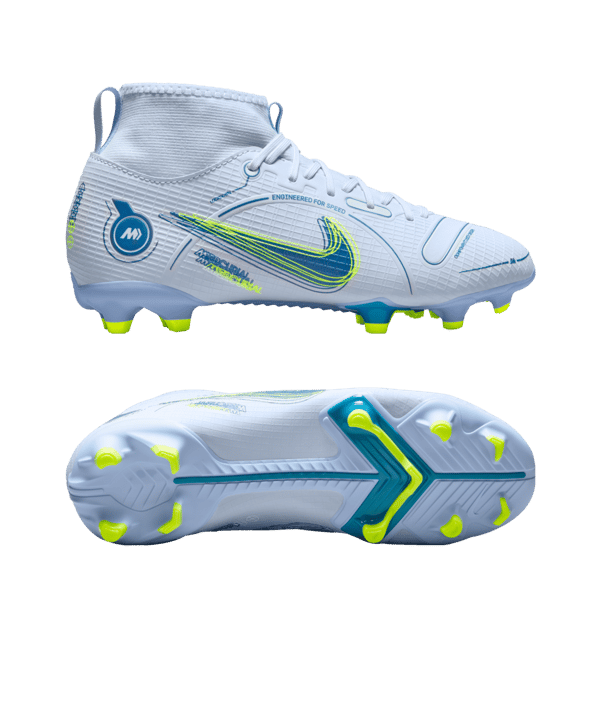 Nike Jr Mercurial Superfly VIII Progress Academy FG/MG Kids Grau F054