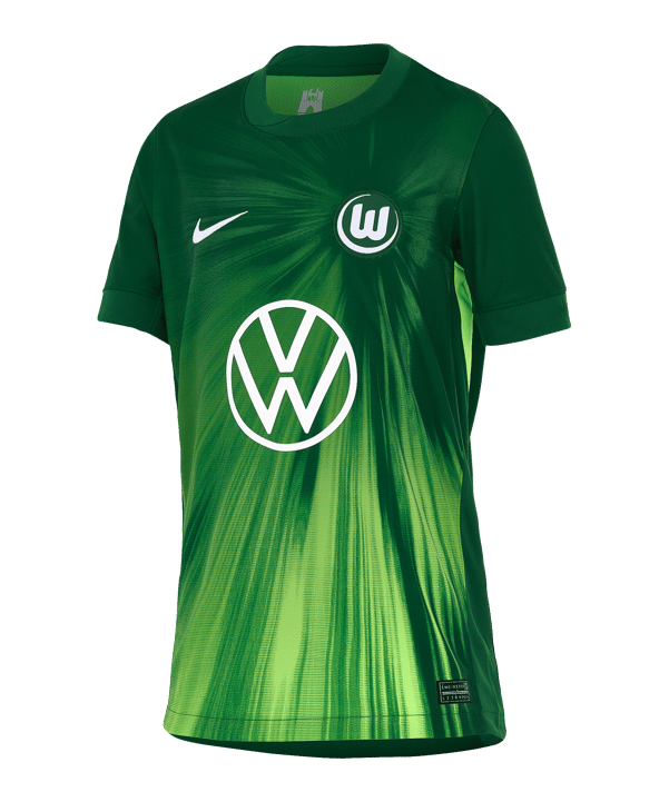 Nike VfL Wolfsburg Trikot Home 2025/2026 Kids Grün F341