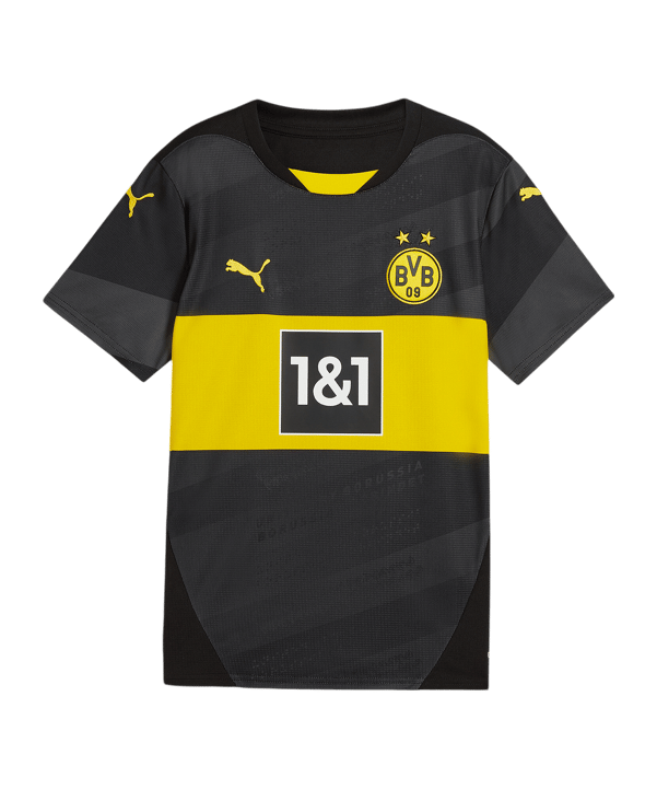 PUMA BVB Dortmund Trikot Away 2024/2025 Kids Schwarz F02