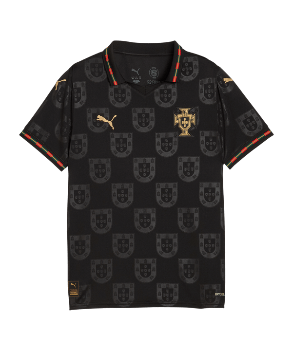PUMA FPF Portugal FPF SE Replica Trikot Kids Schwarz F19