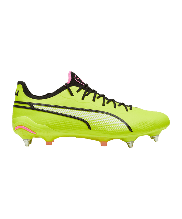 PUMA KING Ultimate MxSG Gelb Schwarz Pink F03