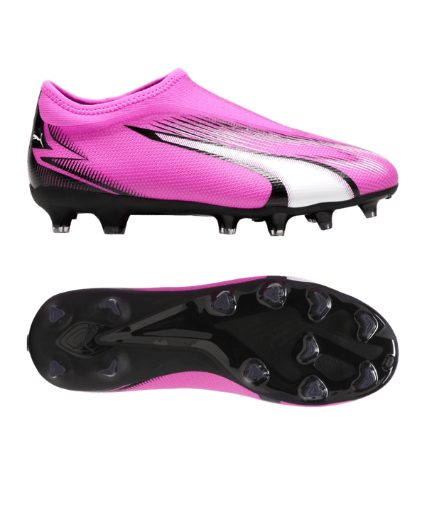 PUMA ULTRA Match LL FG/AG Phenomenal Jr Kids Pink Weiss Schwarz F01