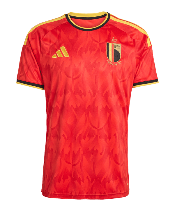 adidas Belgien Trikot Home WM 2026 Rot