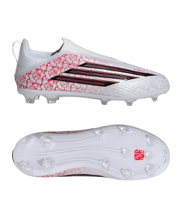 adidas F50 League LL FG Lamine Yamal PE Heartbreaker Kids Weiß