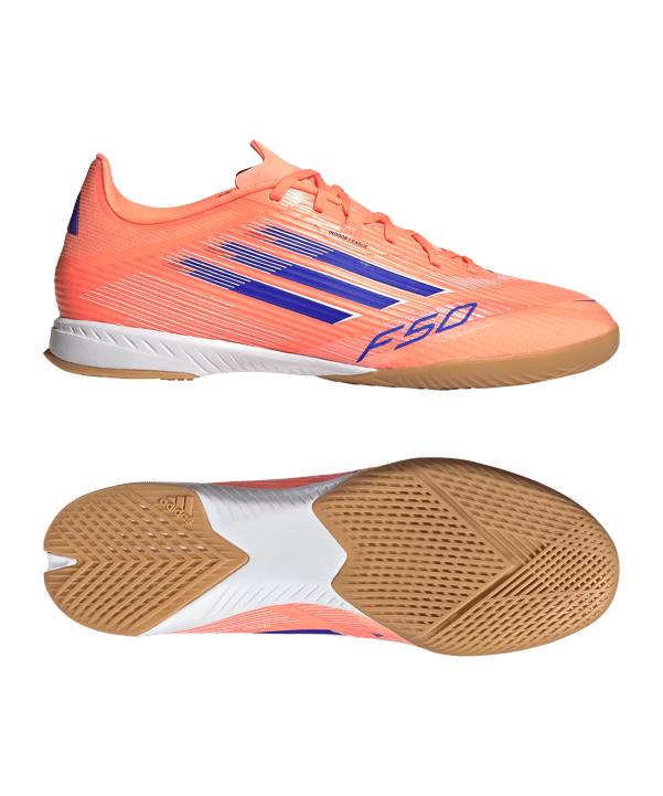 adidas F50 League IN Coral Blaze Orange