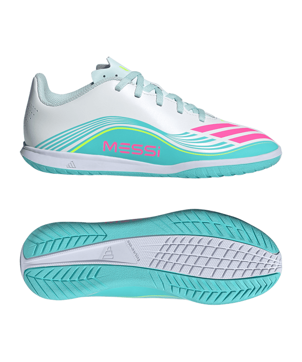 adidas F50 Club IN Messi Aurora Radiante Kids Weiß