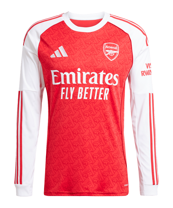 adidas FC Arsenal London Langarm Trikot Home 2025/2026 Rot